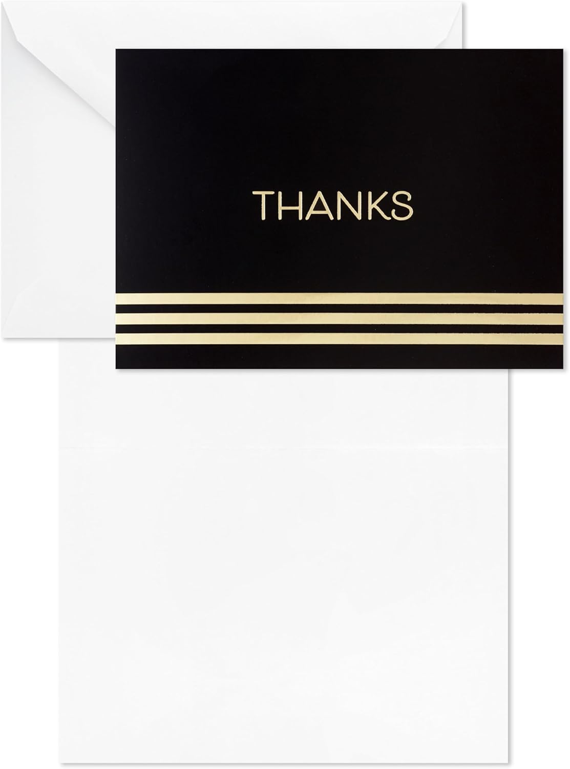Gold Foil Pack of 40 in 4 Designs Thank You Cards