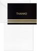 Gold Foil Pack of 40 in 4 Designs Thank You Cards