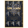 Dark Patterned Design with Heart for One I Love Birthday Card