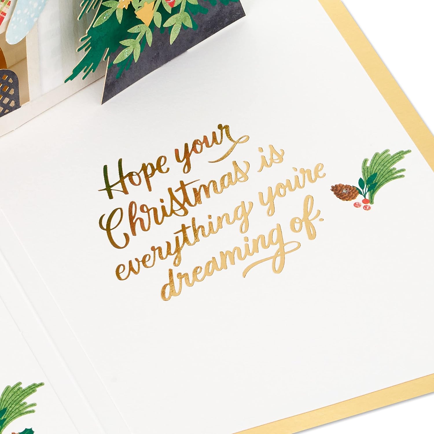 Fireplace & Tree 3D & Pop Up Christmas Card