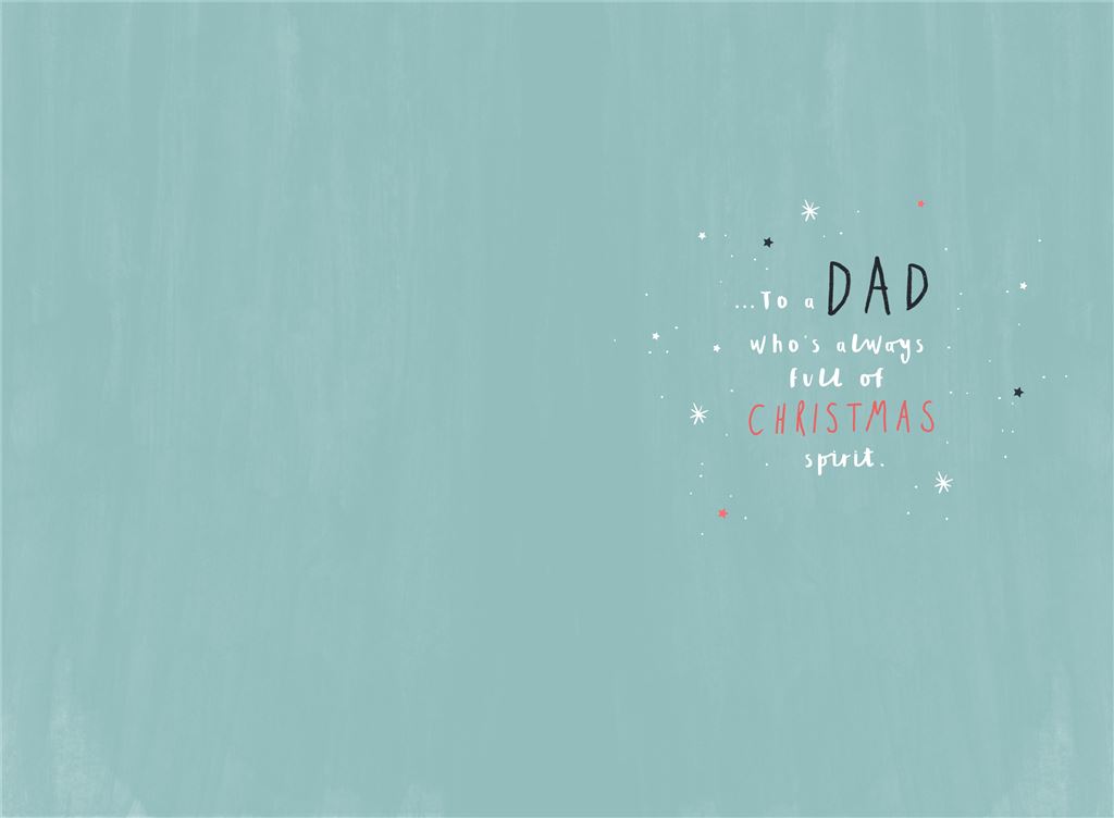 Cosy Design Dad Christmas Card