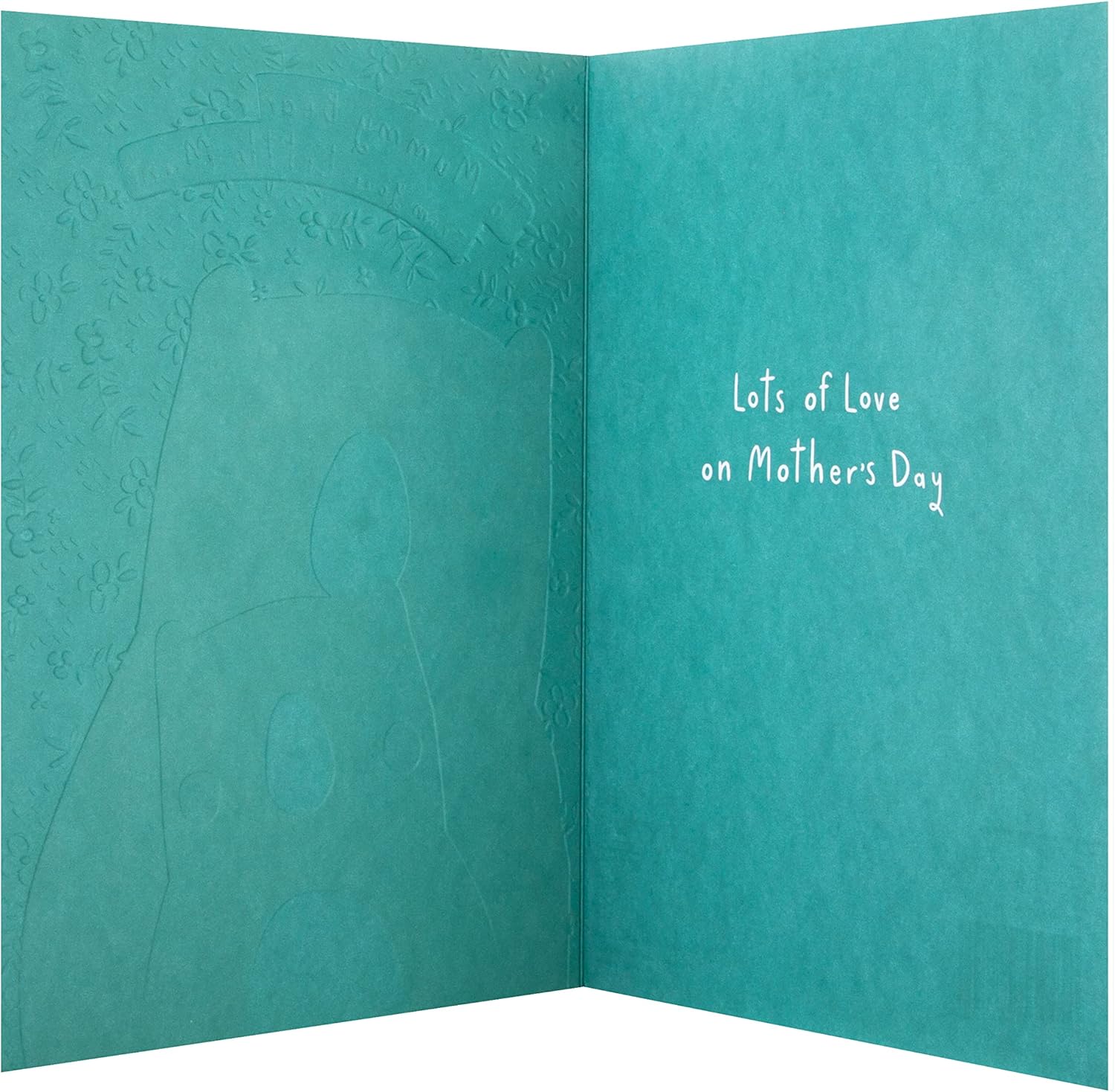 Cute Illustrated Bunny Design For Mummy From Son Mother's Day Card