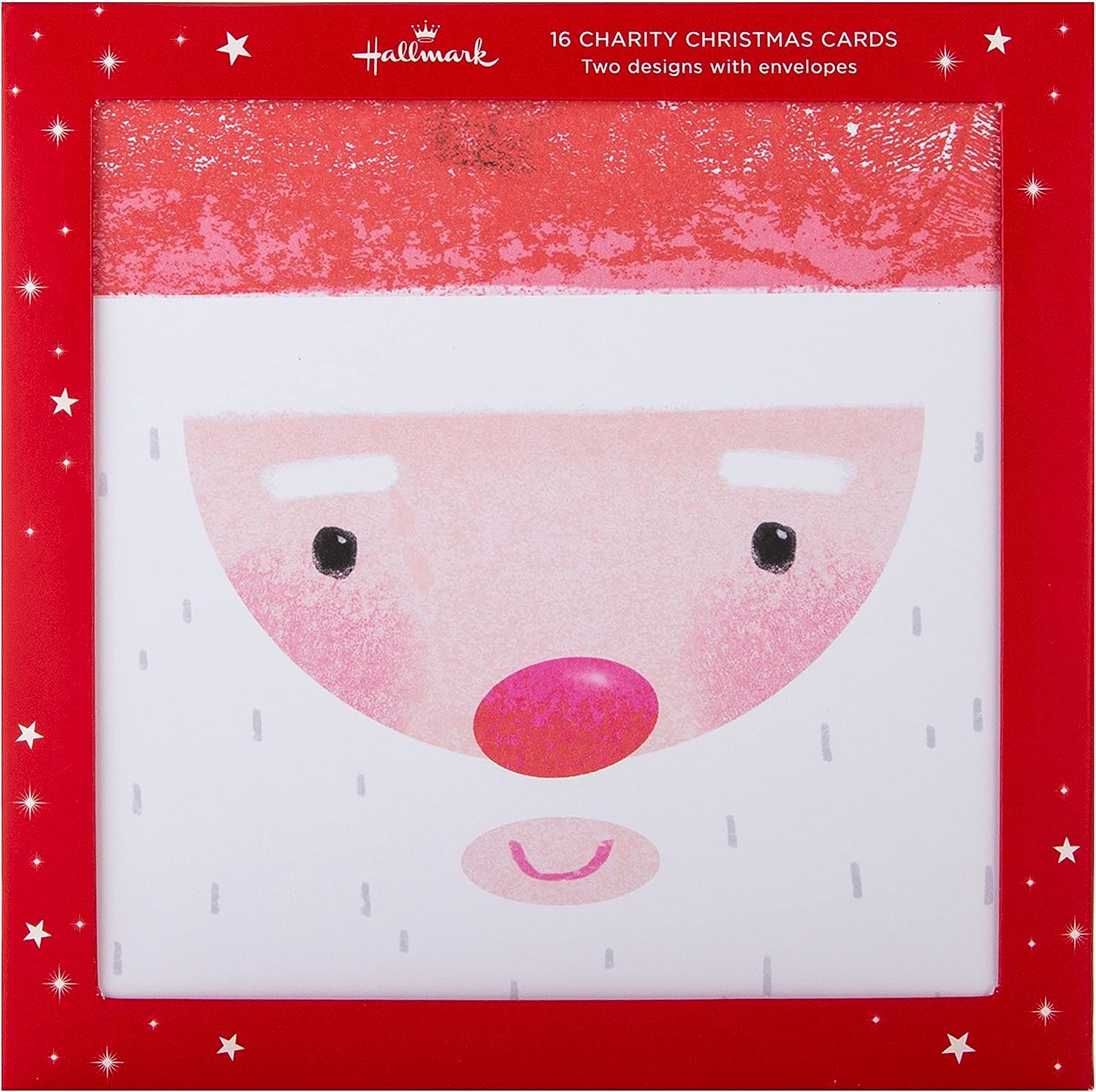 Cute Santa and Penguin Design Pack of 16 Charity Christmas Cards