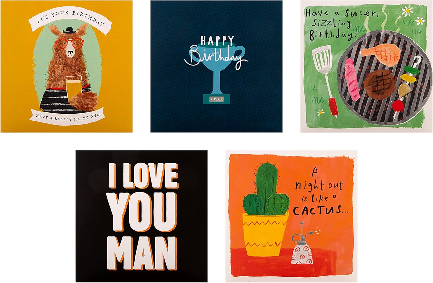 Epic Designs Multipack of 20 in 20 Designs Birthday Cards