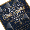 Dark Patterned Design with Heart for One I Love Birthday Card