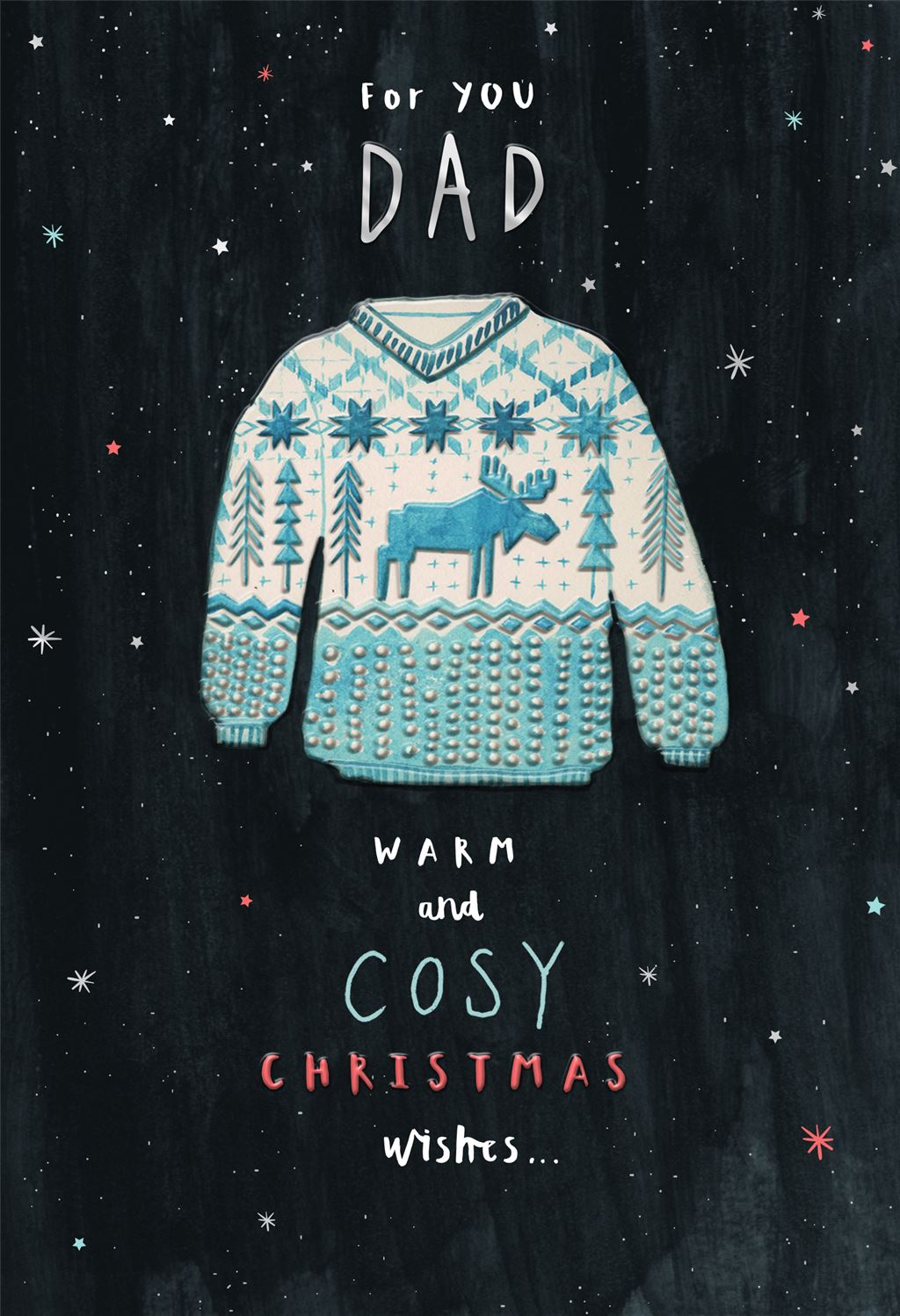 Cosy Design Dad Christmas Card