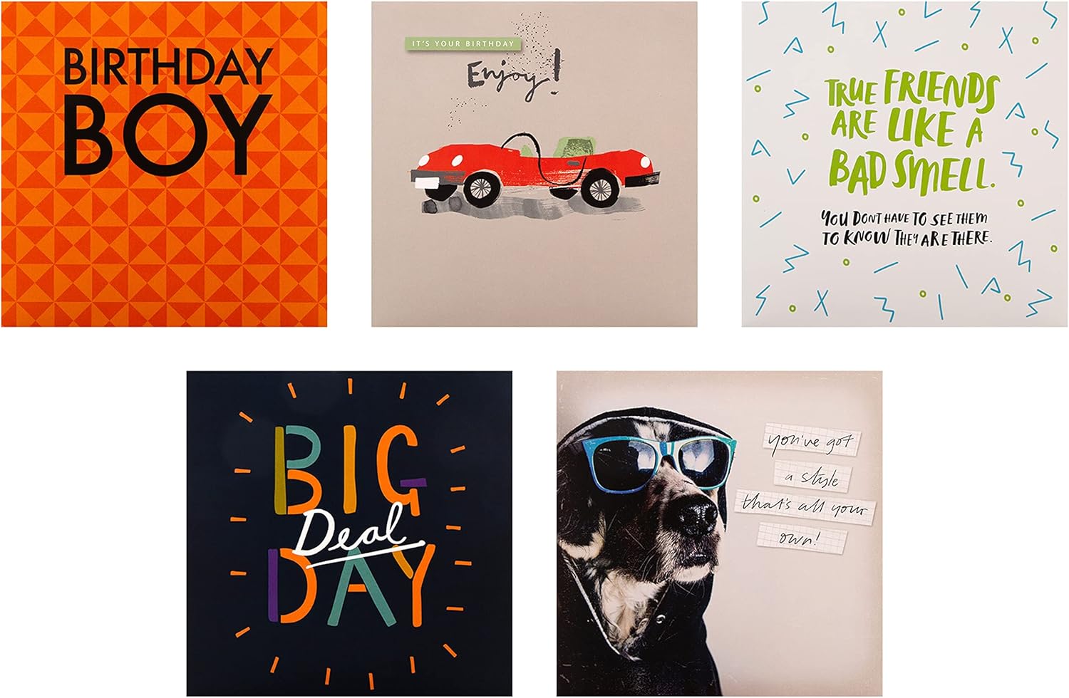 Epic Designs Multipack of 20 in 20 Designs Birthday Cards