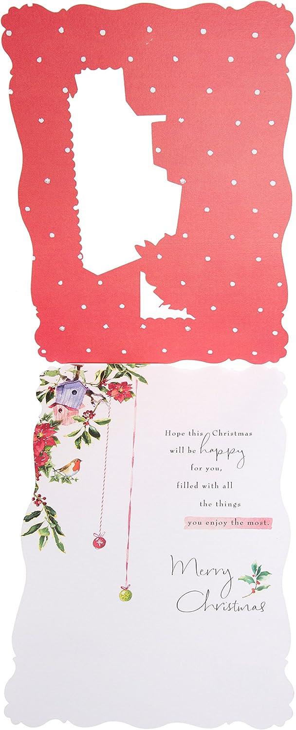 Daughter in Law Christmas Card 'Happy'