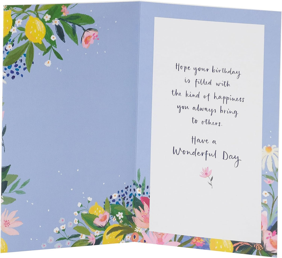 Sister Birthday Card (JJ1993) Cake, Flowers & Candles