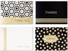 Gold Foil Pack of 40 in 4 Designs Thank You Cards
