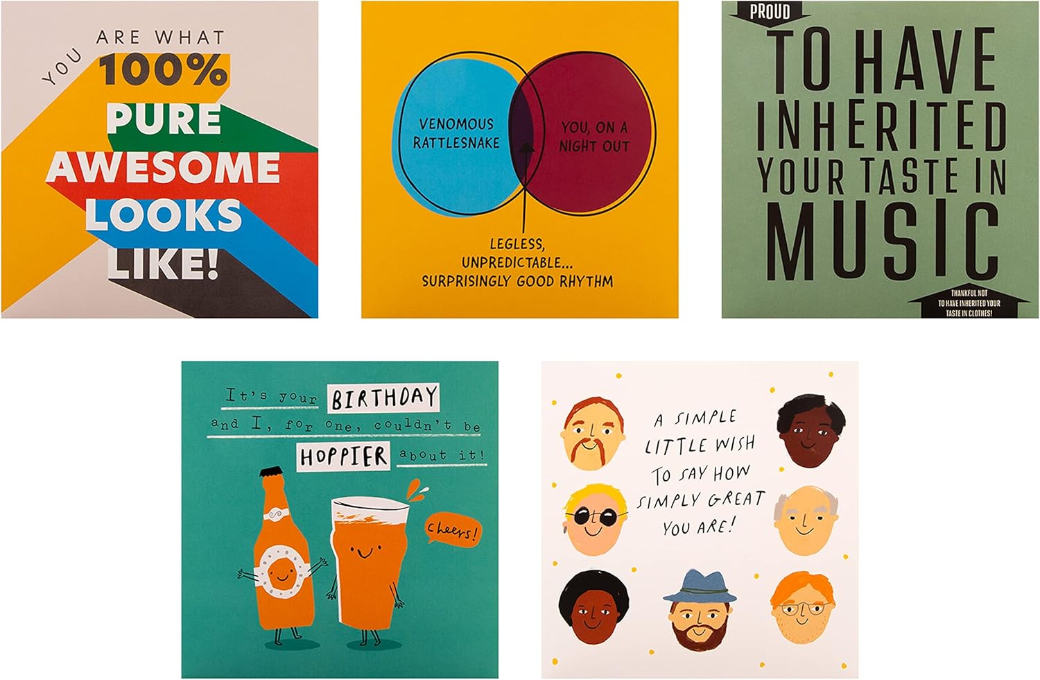 Epic Designs Multipack of 20 in 20 Designs Birthday Cards