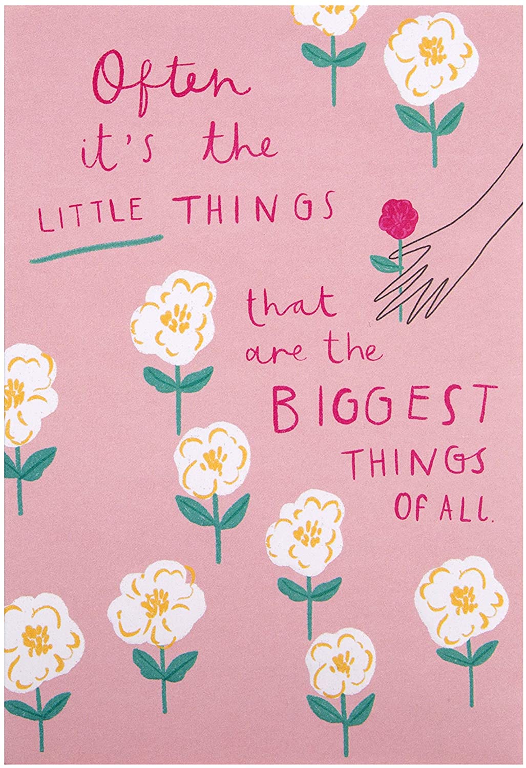 Cute Floral 'State of Kind' Design Thank You Card