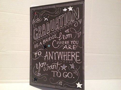 Graduation Is A Bridge From Where You Are Graduation Card