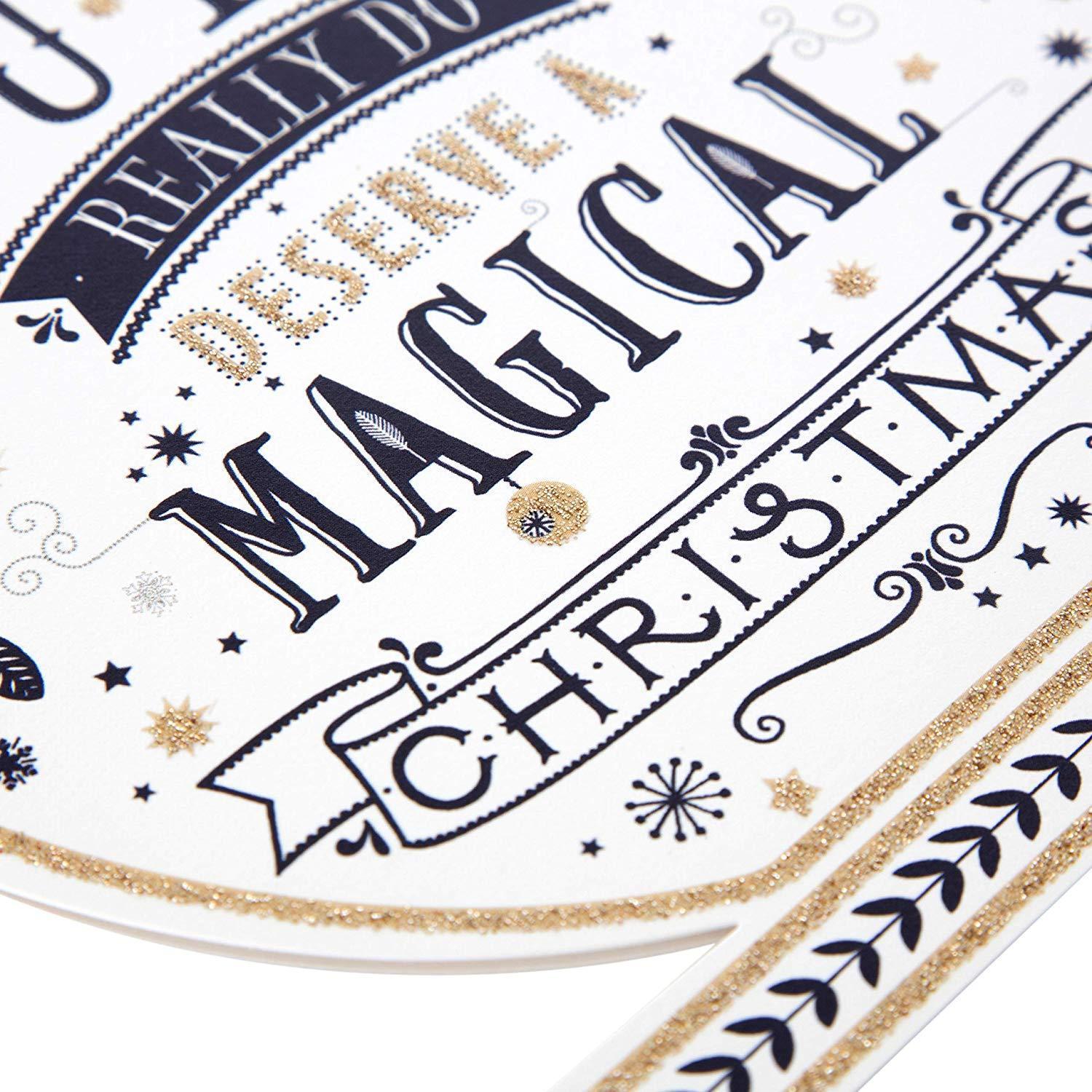 Fab Sister and Boyfriend Christmas Magical Both Of You Card