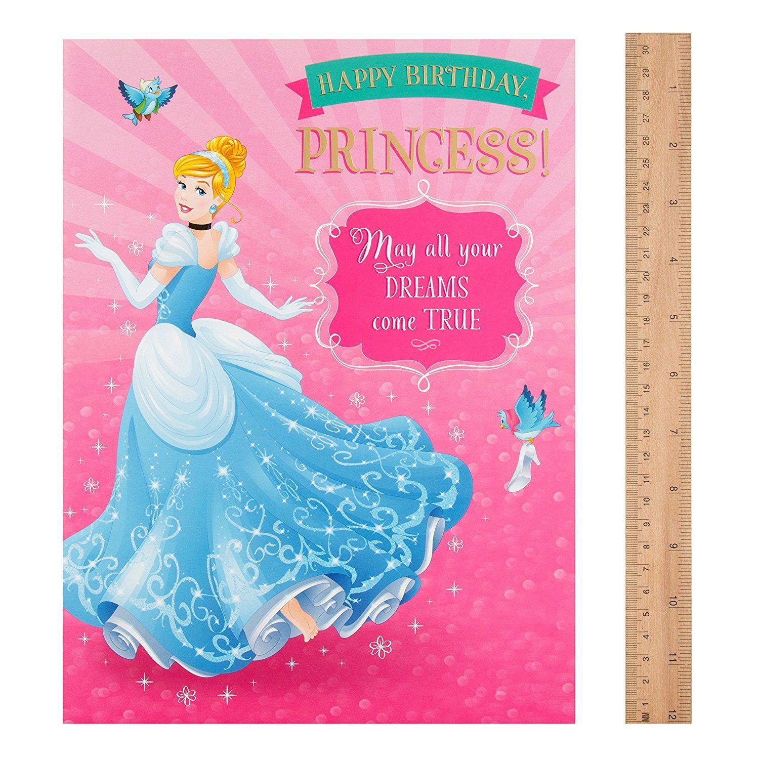 Disney Princess Birthday Card 'Dream Come True' Extra Large