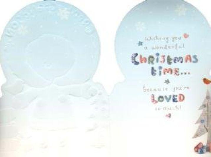 Great Grandson Adorable Christmas New Hallmark Boy Greetings Card