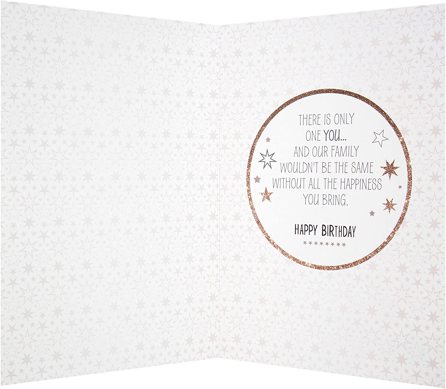 For a Special Son With Love On Your Birthday Glitter Finished Card