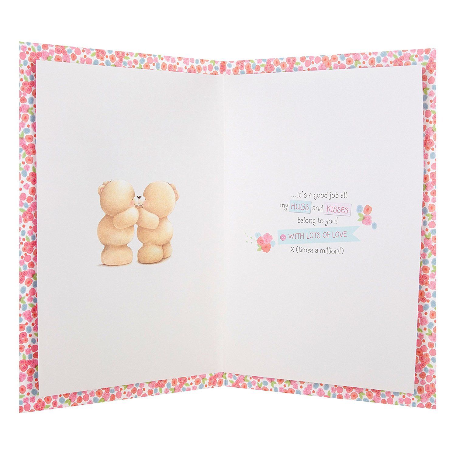 Forever Friends Girlfriend Birthday Card "You Deserve a Million Hugs" Large