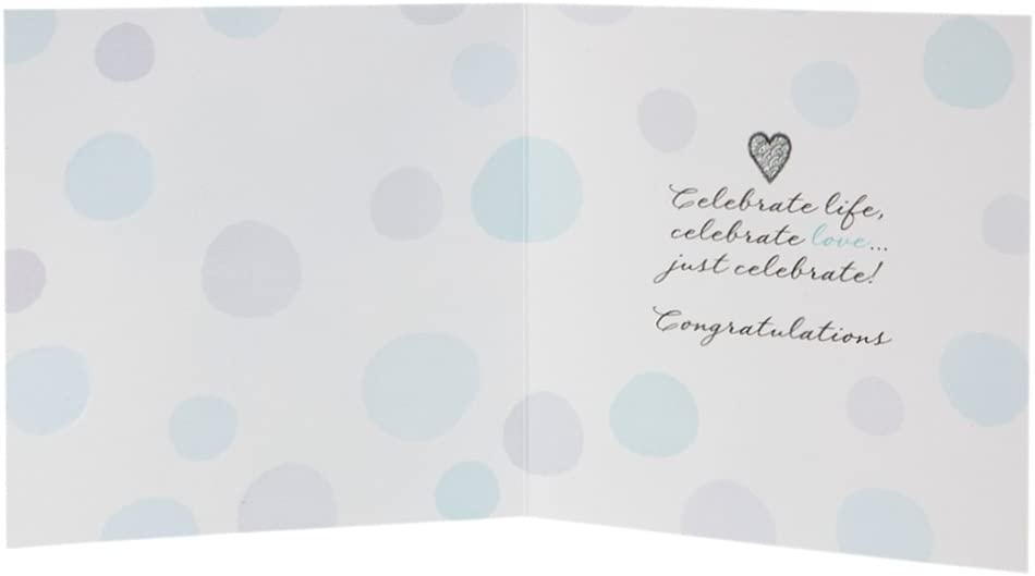 Mr and Mr On Their Civil Partnership Footprint Design Congratulation Card