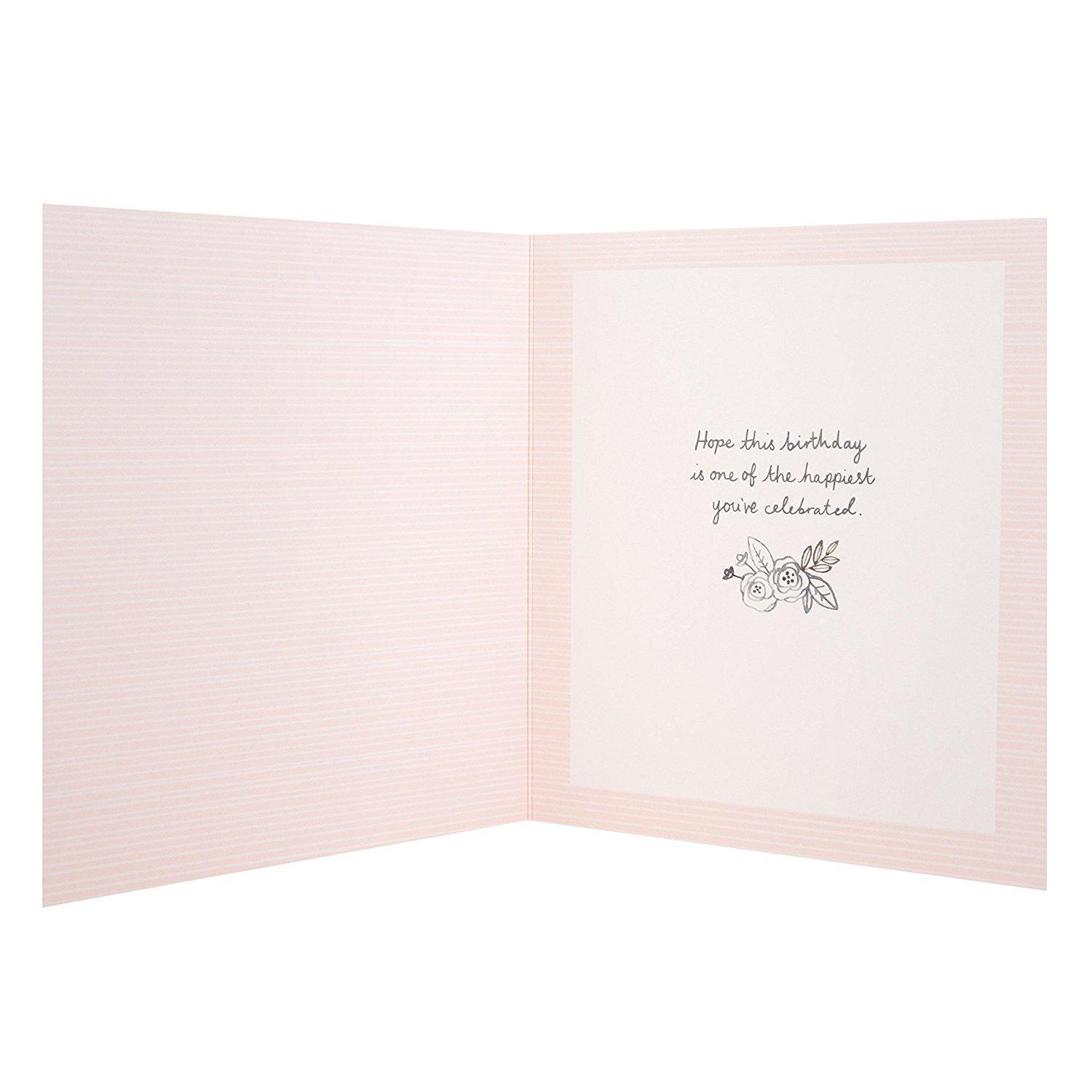 Daughter Hallmark Cocktail Luxury Birthday Card 'Fabulous' Medium