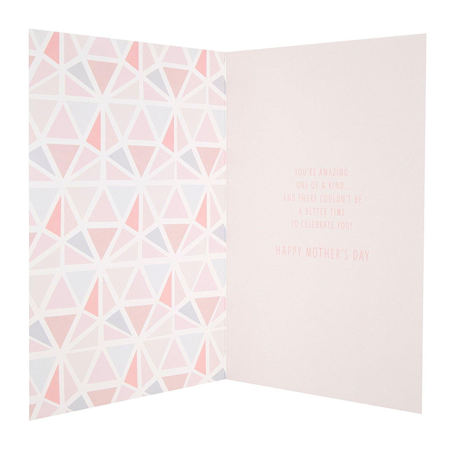 Diamante Open Mother's Day Card 'Fabulous'