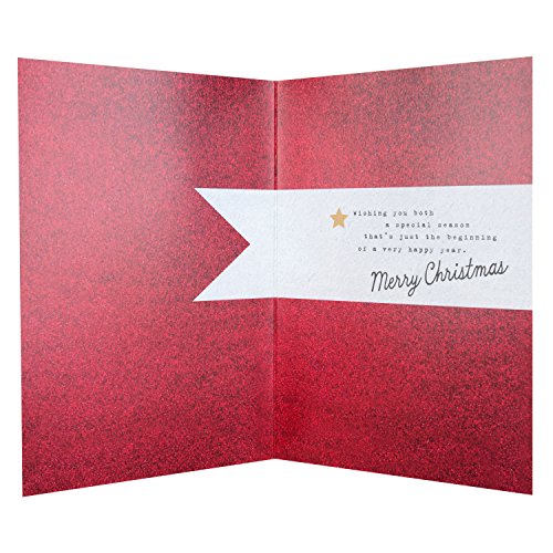 For Mum And Dad Christmas Tree Decorated Design Christmas Card