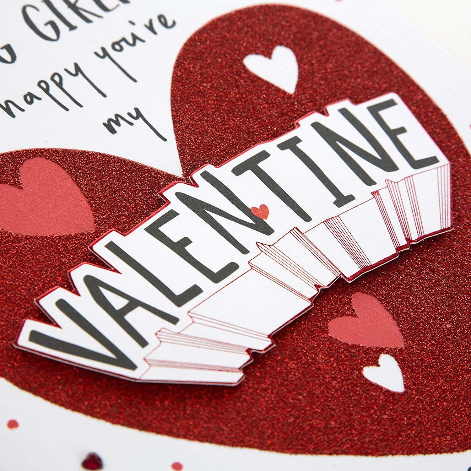 Girlfriend Valentine's Day Card 'Deserve The Best'