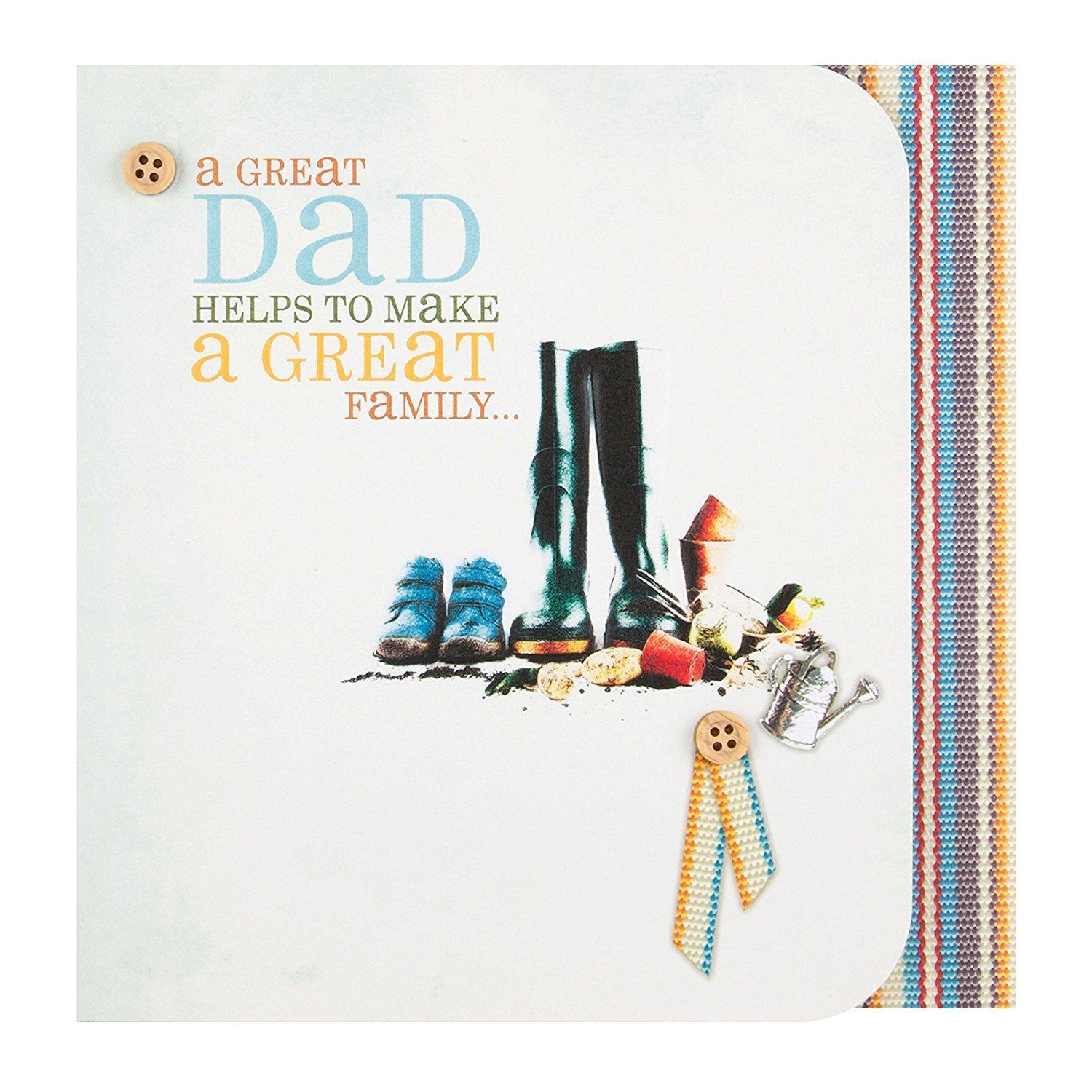 Great Dad Father's Day Card 'Great Family'