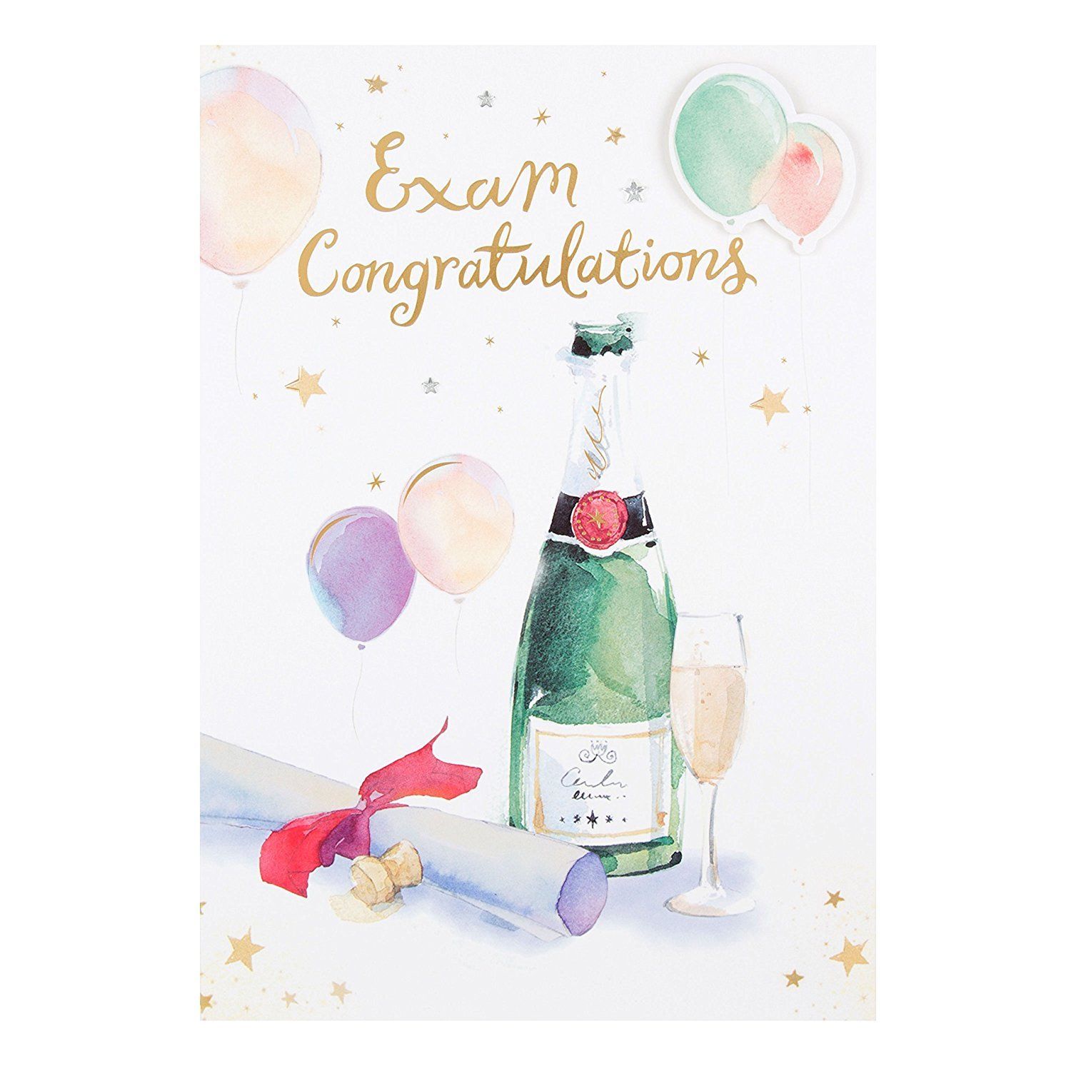 Exam Congratulations Card "Feel Proud"