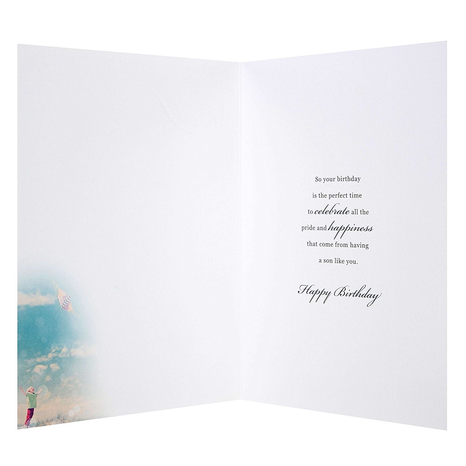 For Son Kite Festival Theme Design Birthday Card