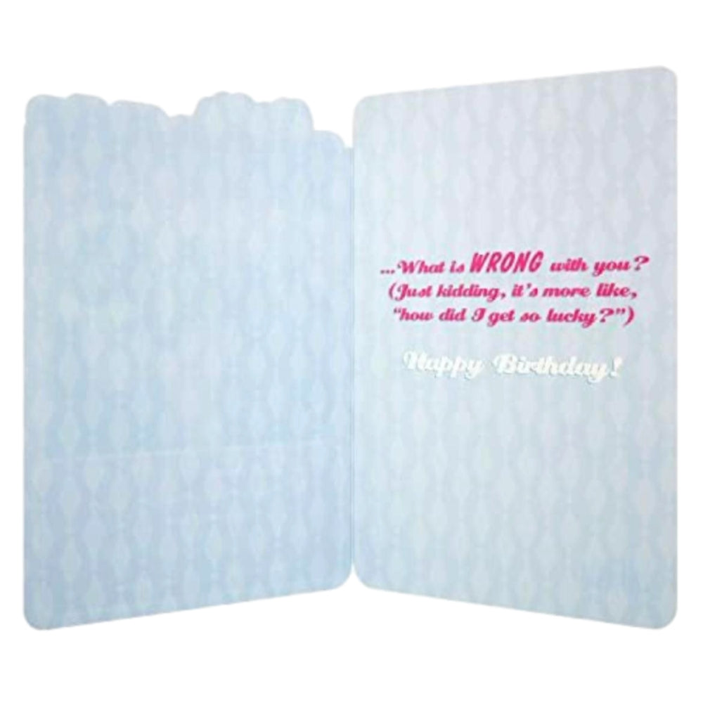 For My Better Half So Lucky Funny Birthday Card