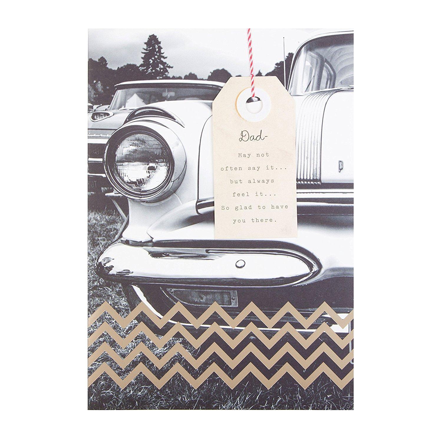Dad Father's Day Traditional 3D Foil Card 'Glad To Have You'