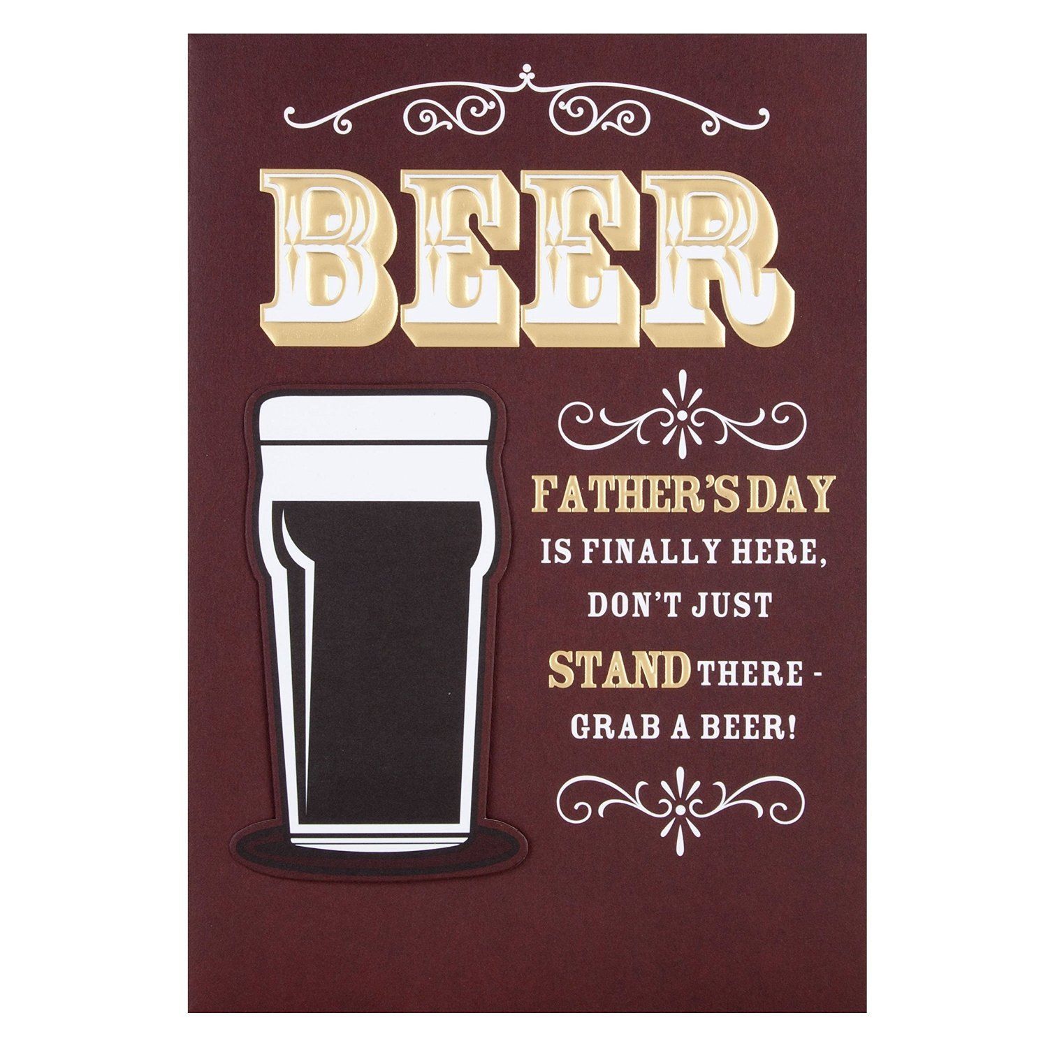Father's Day Card 'Grab A Beer'