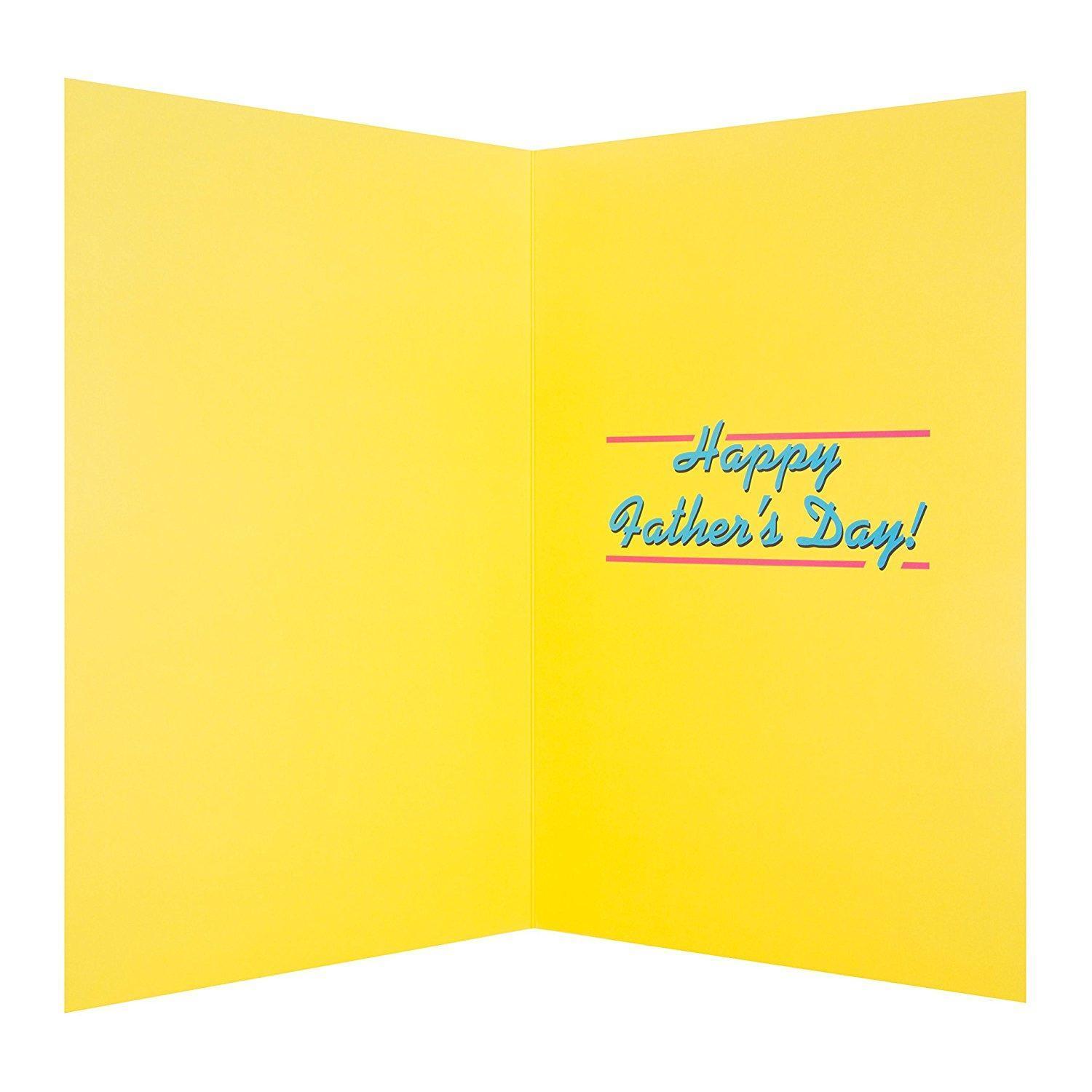 Dad Father's Day Humour Card '3D Dancing Dad' Large