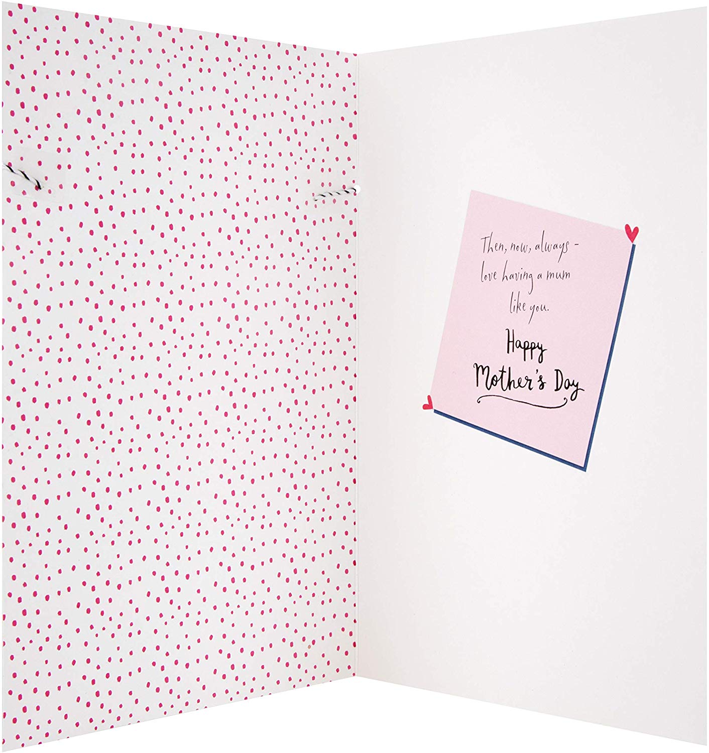 For Mum Sequin Banner Foil Finished Mother's Day Card