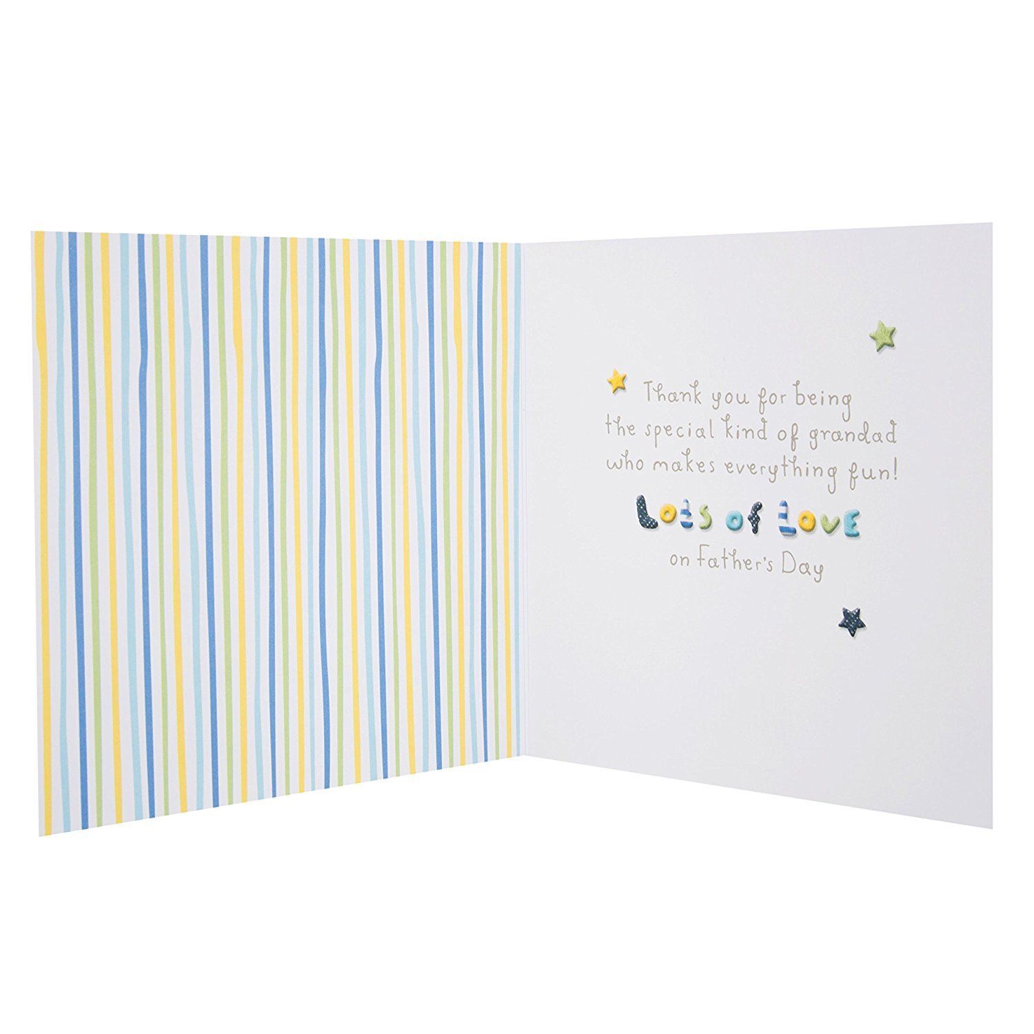 Grandad Father's Day Card 'Lucky Boy'