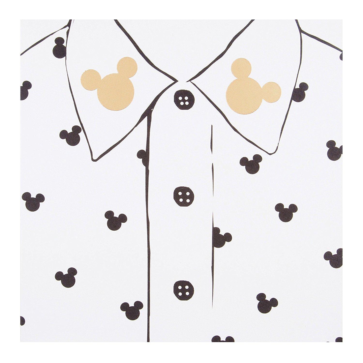 Disney Mickey Mouse Shirt Design Open And Blank Card