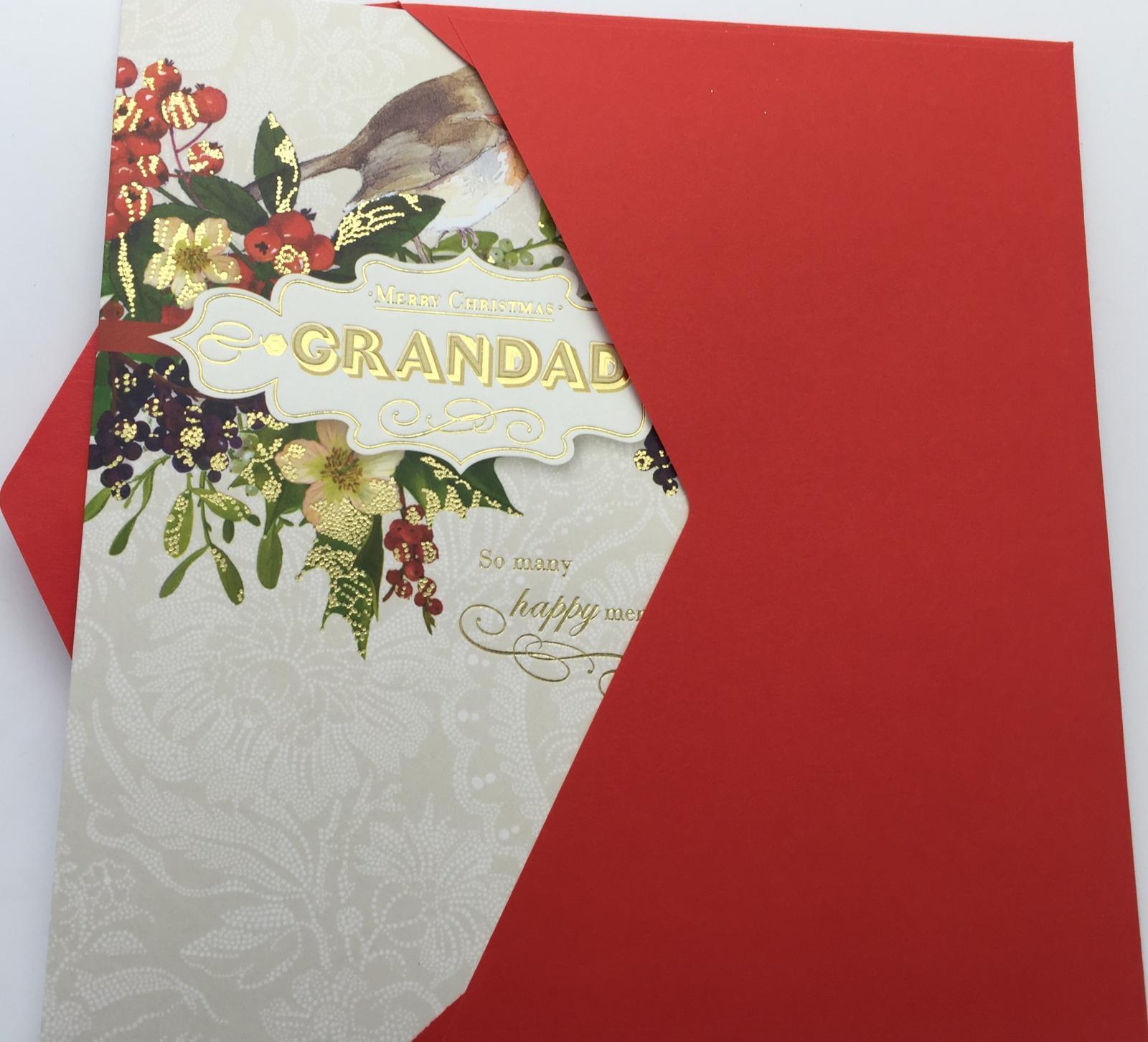 Grandad at Christmas, Christmas Greetings Card