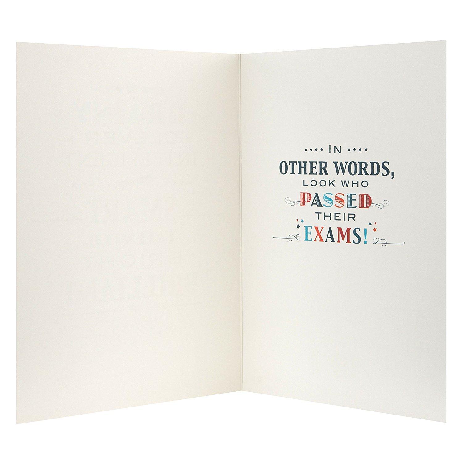 Exam Congratulation Card 'Brainy'