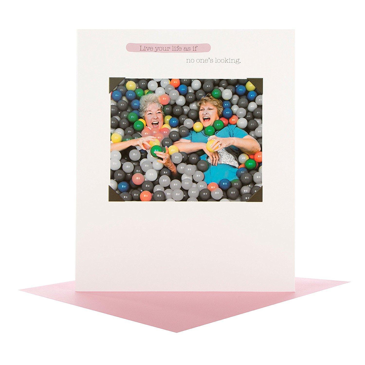 Funny Blank All Occasion Humour Card 'Live Your Life'