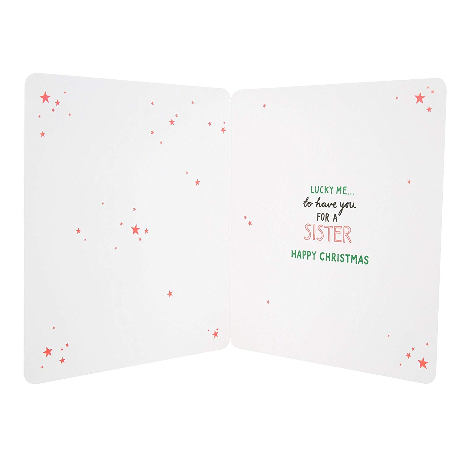 Hallmark Medium Sister "Lucky To Have You" Birthday Card