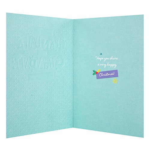 Grandma and Grandad Christmas Card 'Very Happy'