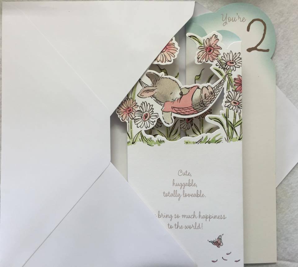 Daughter Age 2 Birthday Card