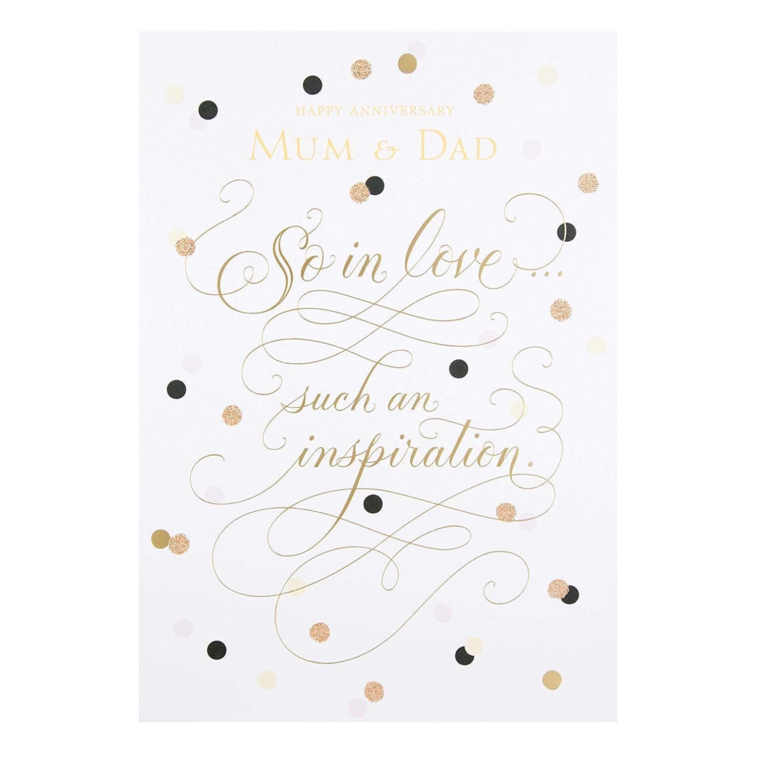 Mum and Dad Anniversary Card "Inspiration"