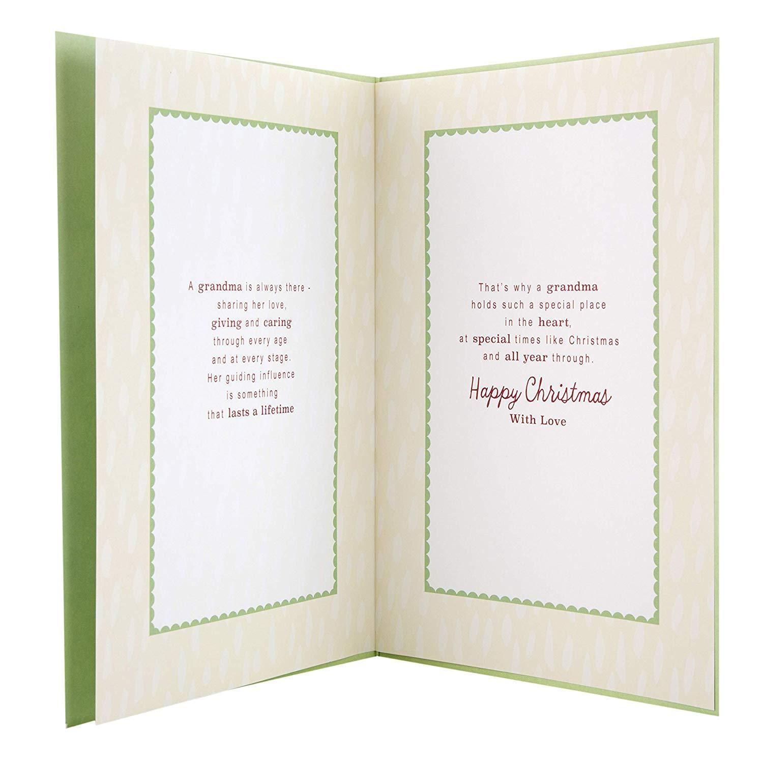Grandma Christmas Card 'Memories Forever'