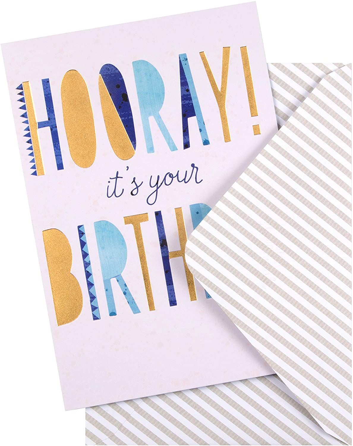 For Male Funny Textured Design Bairthday Card