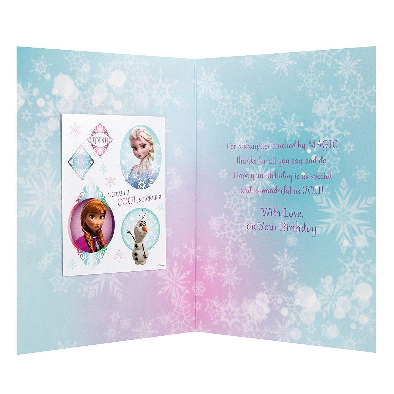 Disney Frozen Anna Daughter Birthday Card Full Of Fun