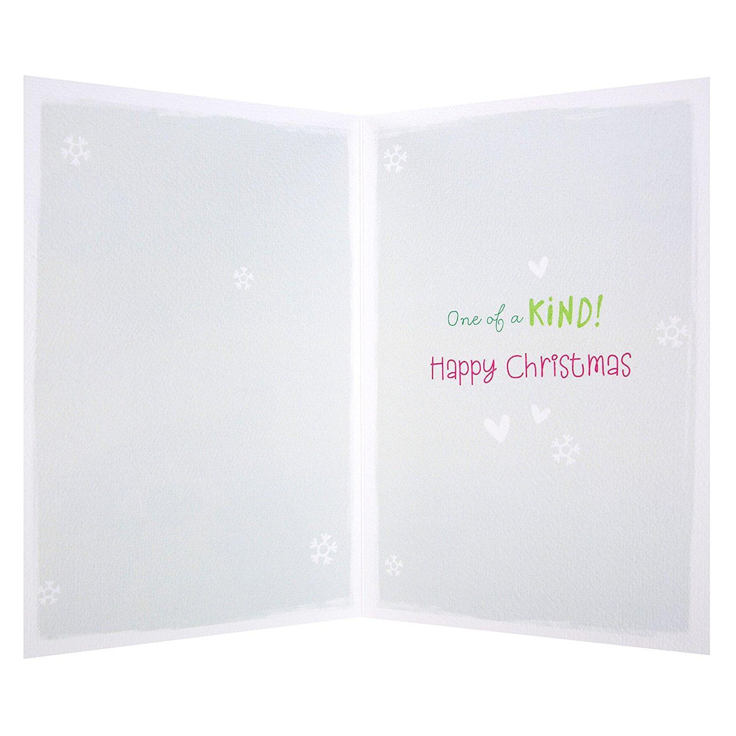 Daughter Christmas Card 'One of a Kind'