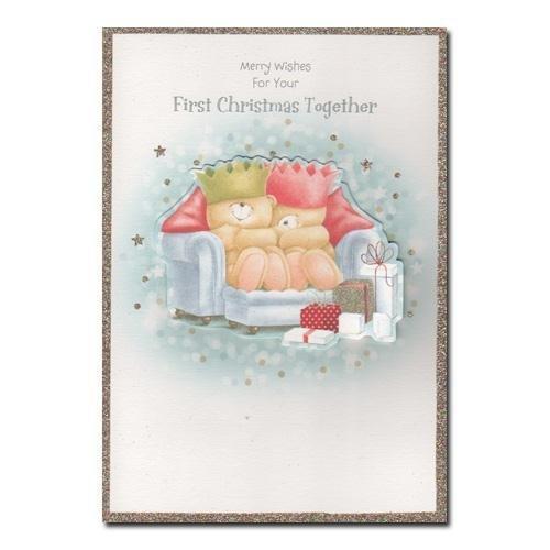 Forever Friends Medium 1st Christmas Cute Card