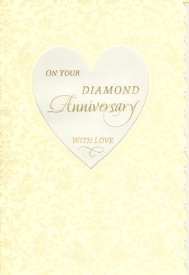 Diamond (60th) Anniversary Greetings Card
